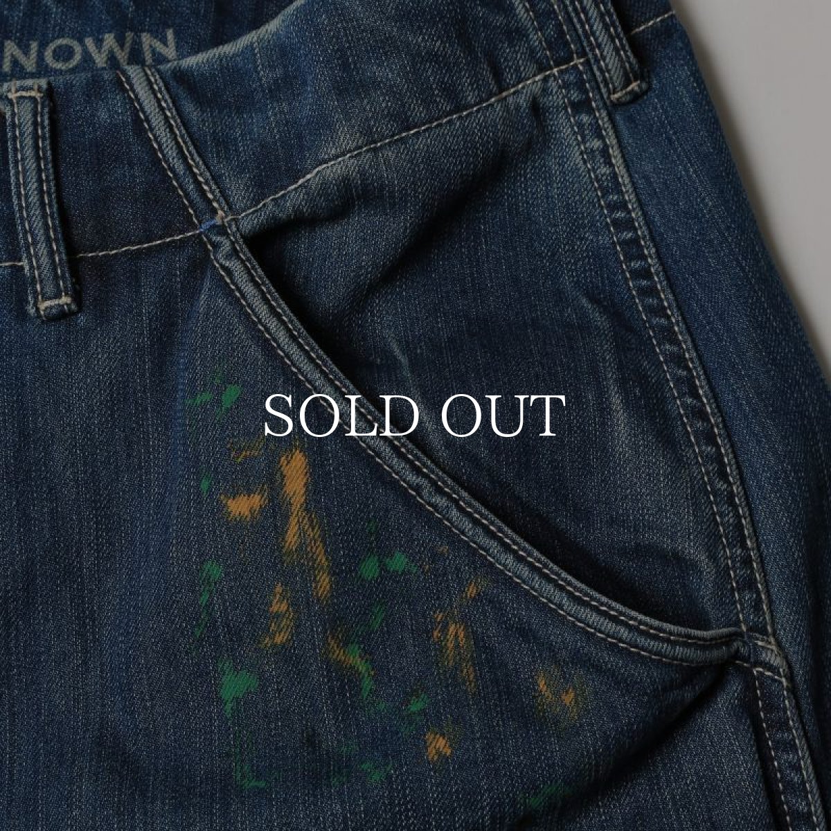 画像4: Liberaiders  DENIM PAINTER SARROUEL PANTS (DARK BLUE) (4)