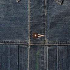 画像4: Liberaiders  PAINT SPLATTER DENIM JACKET (DARK BLUE) (4)