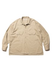 画像1: COOTIE   C/R Twill Raza CPO Shirt (Beige) (1)