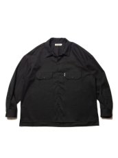 画像1: COOTIE   C/R Twill Raza CPO Shirt (Black) (1)