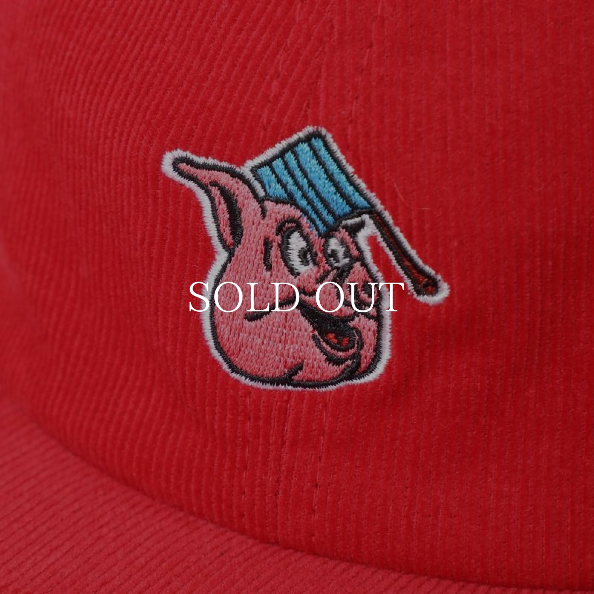 画像4: PORKCHOP GARAGE SUPPLY  OLD PORK CORDUROY CAP (RED) (4)