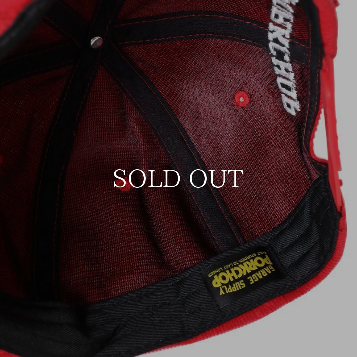 画像5: PORKCHOP GARAGE SUPPLY  OLD PORK CORDUROY CAP (RED) (5)