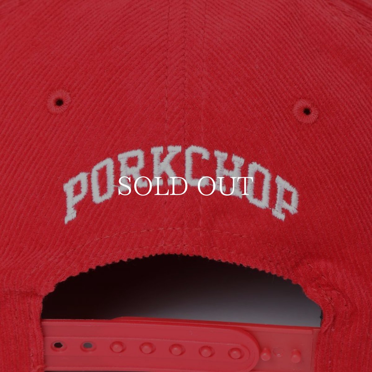 画像3: PORKCHOP GARAGE SUPPLY  OLD PORK CORDUROY CAP (RED) (3)