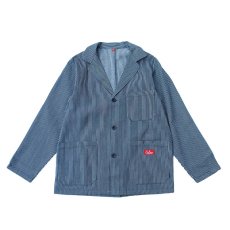 画像1: COOKMAN  Lab.Jacket Hickory (Navy) (1)