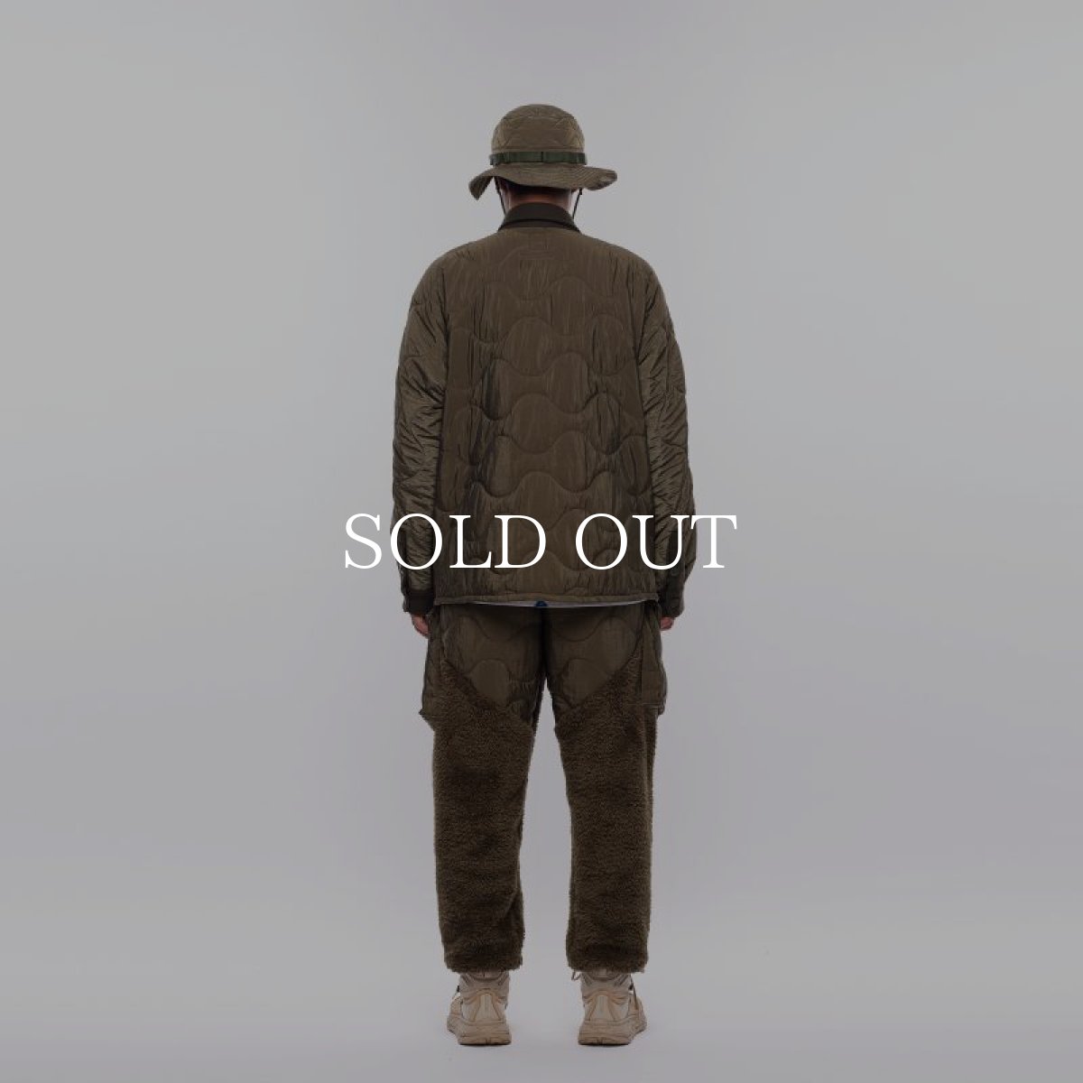 画像14: Liberaiders  QUILTED UTILITY SHIRT JACKET (OLIVE) (14)