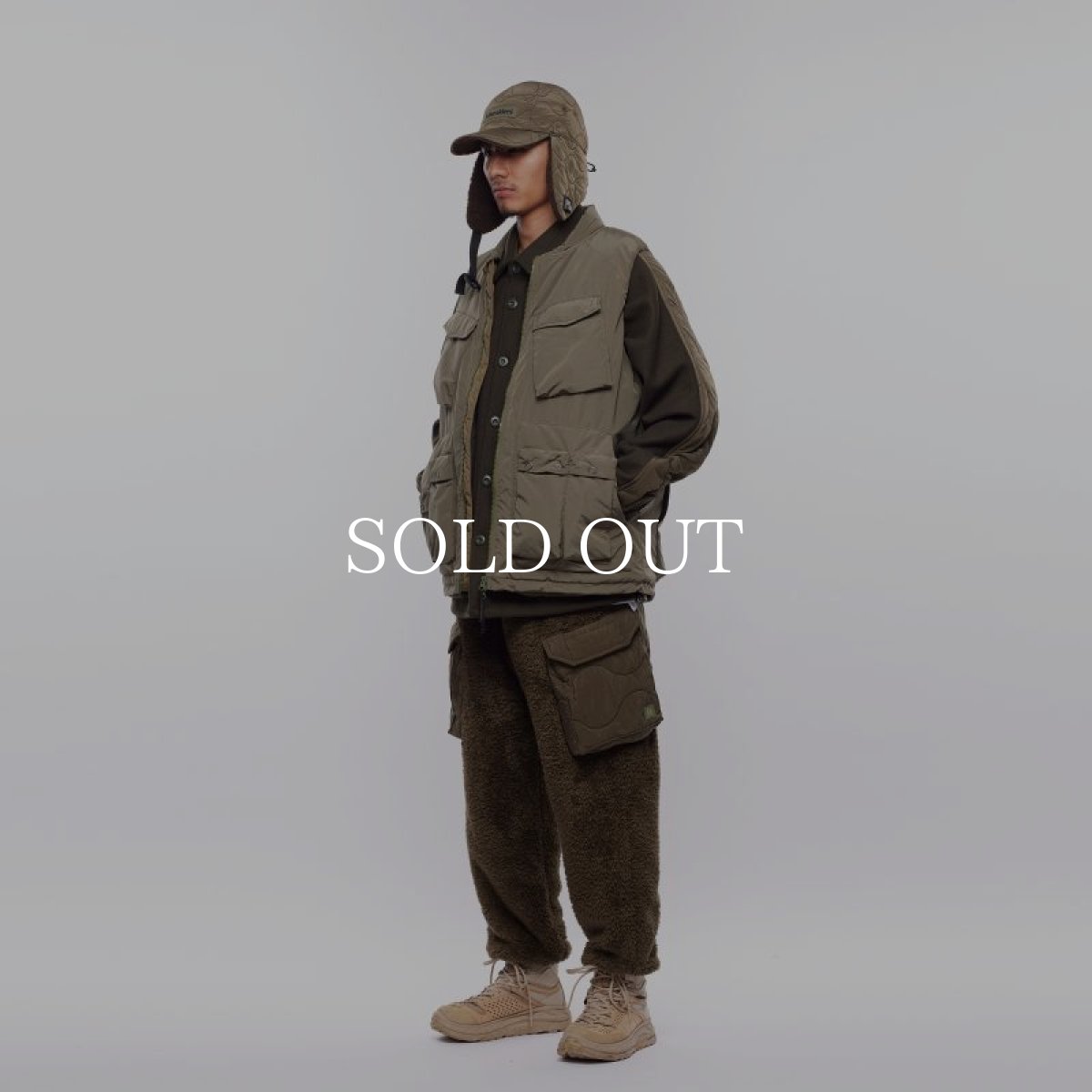 画像16: Liberaiders  QUILTED UTILITY SHIRT JACKET (OLIVE) (16)