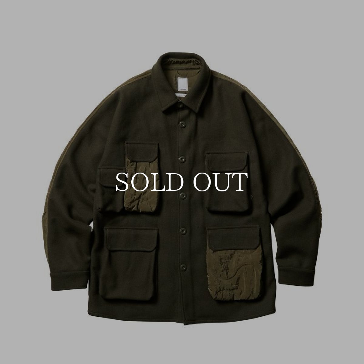 画像1: Liberaiders  QUILTED UTILITY SHIRT JACKET (OLIVE) (1)