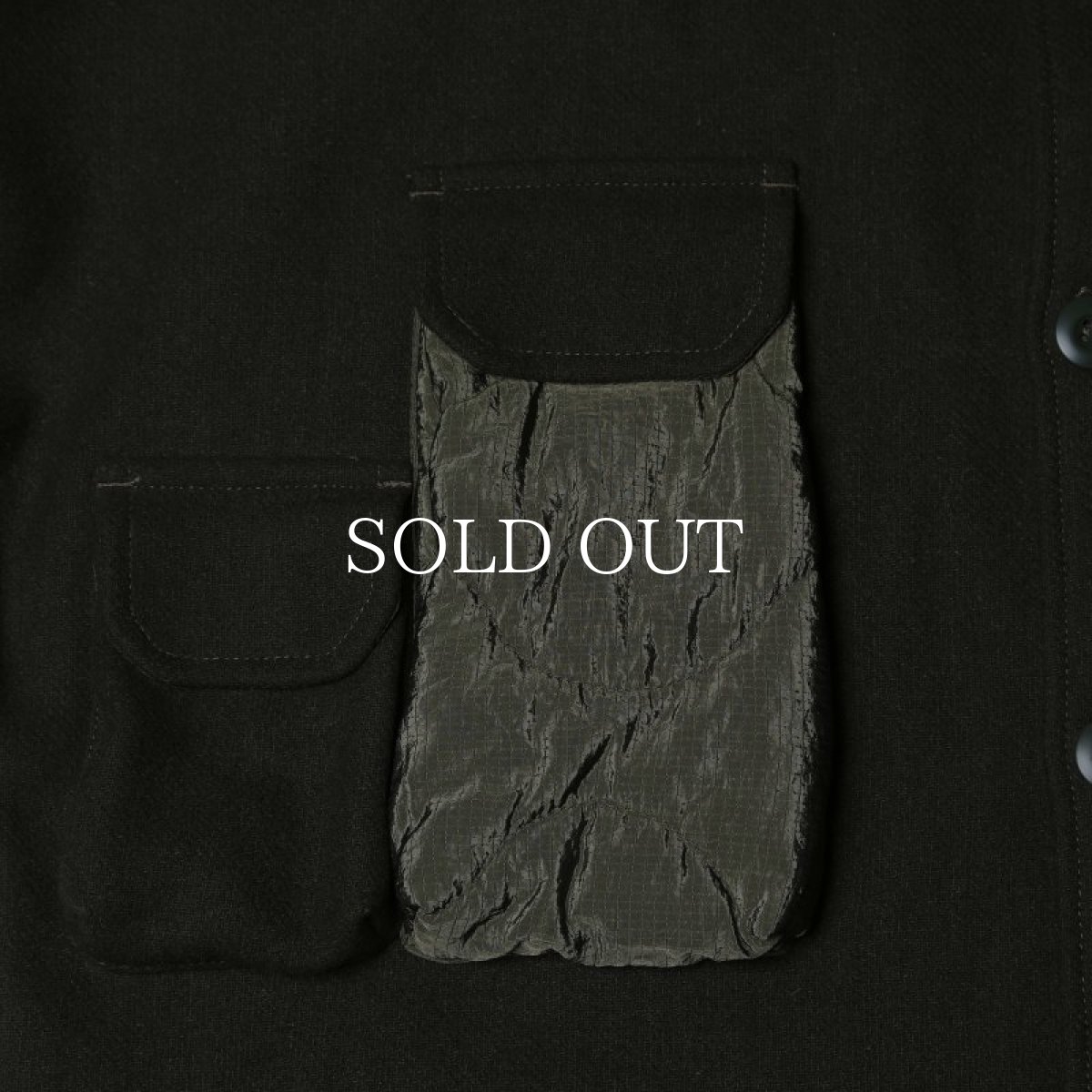 画像4: Liberaiders  QUILTED UTILITY SHIRT JACKET (OLIVE) (4)