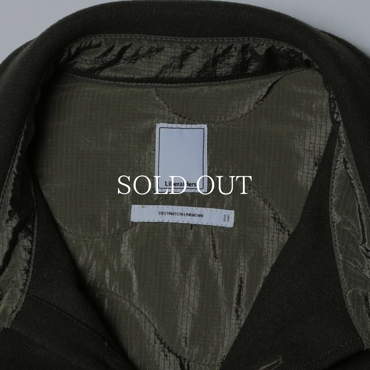 画像3: Liberaiders  QUILTED UTILITY SHIRT JACKET (OLIVE) (3)