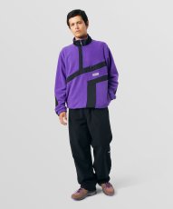 画像6: HUF  RANGE QUARTER ZIP POLAR FLEECE (PURPLE) (6)