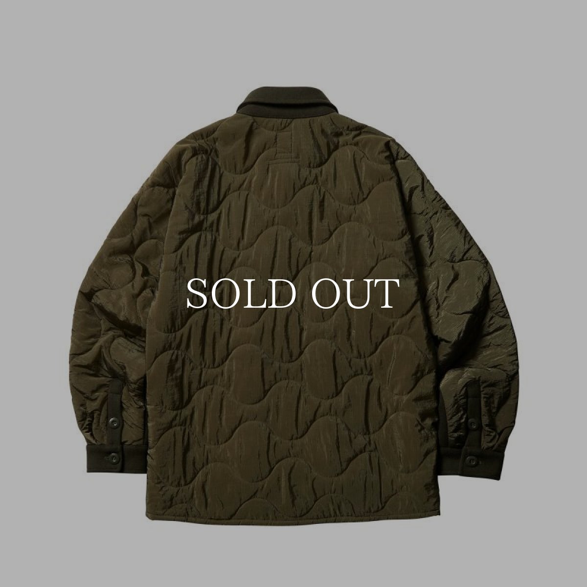 画像2: Liberaiders  QUILTED UTILITY SHIRT JACKET (OLIVE) (2)