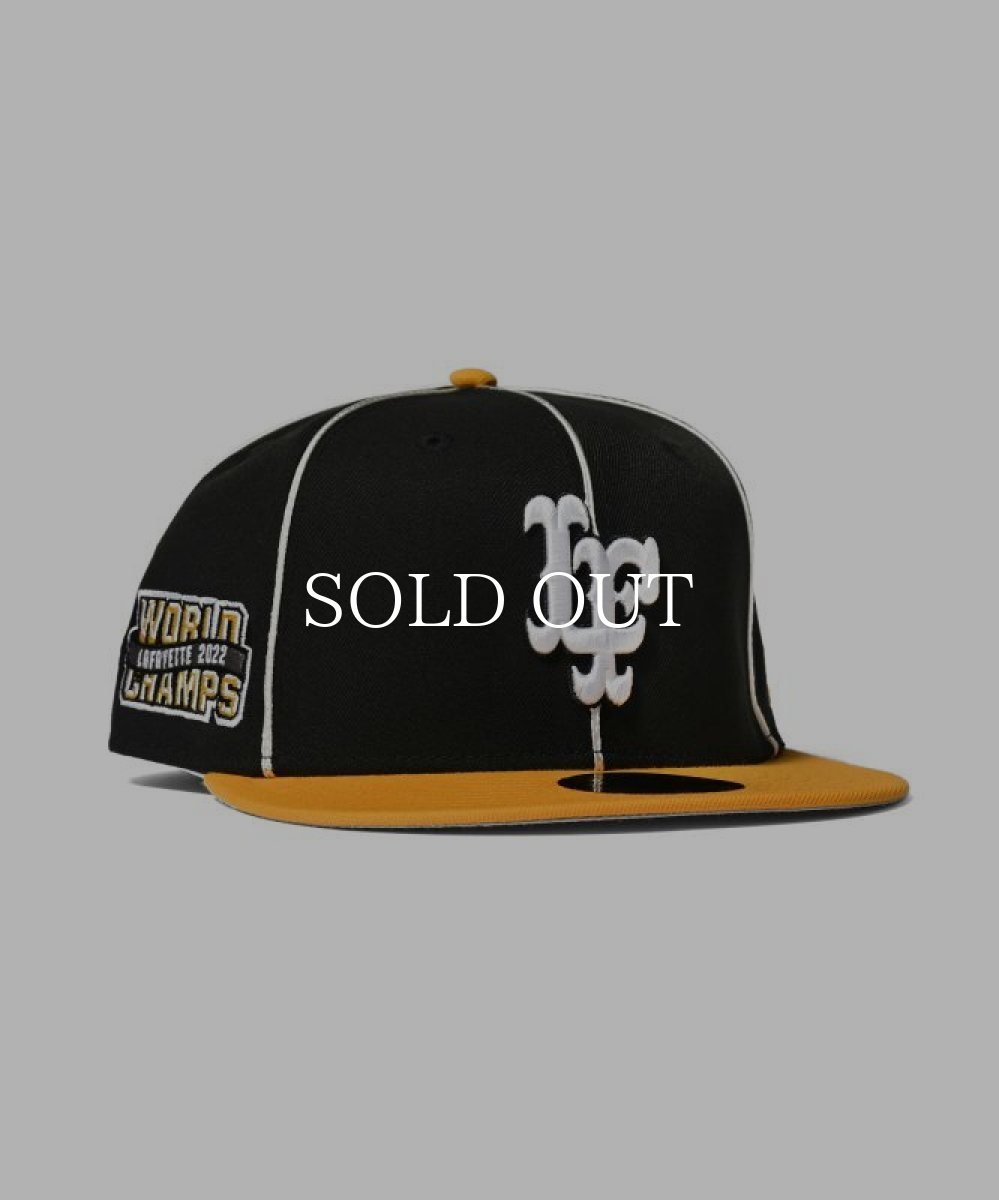 画像1: LFYT  LFYT × NEW ERA 2TONE LF LOGO 59FIFTY FITTED CAP (BLACK) (1)