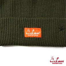 画像3: COOKMAN  ビーニー Beanie Logo Olive (Olive) (3)