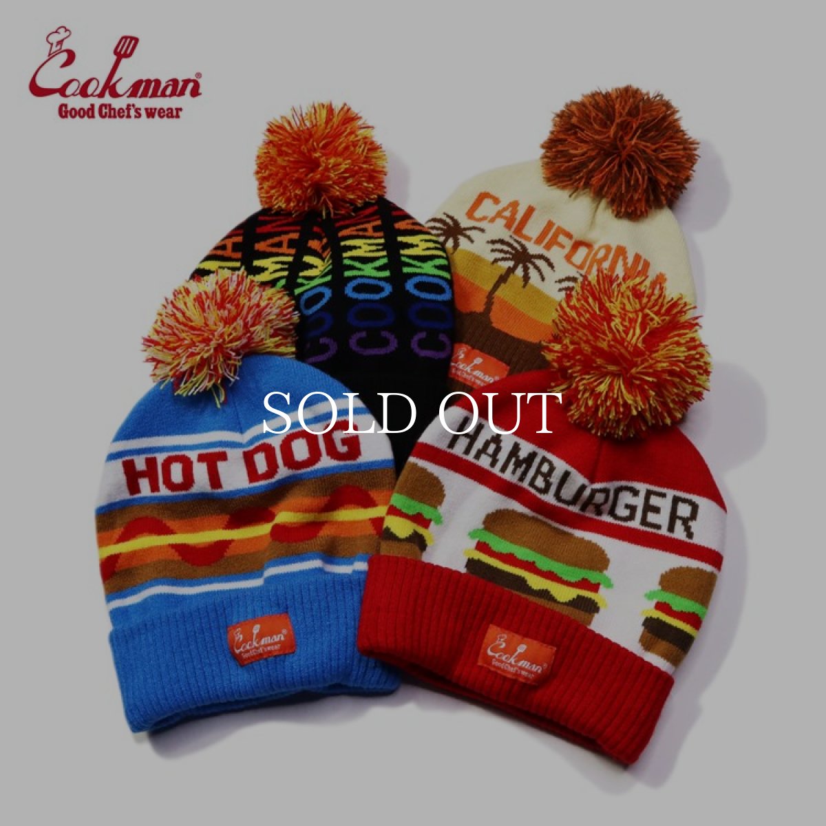 画像8: COOKMAN  ビーニー Beanie Logo California (Mustard) (8)