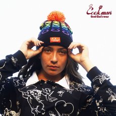 画像6: COOKMAN  ビーニー Beanie Logo Rainbow (Black) (6)