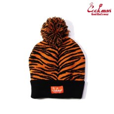 画像1: COOKMAN  ビーニー Beanie Tiger (Orange) (1)