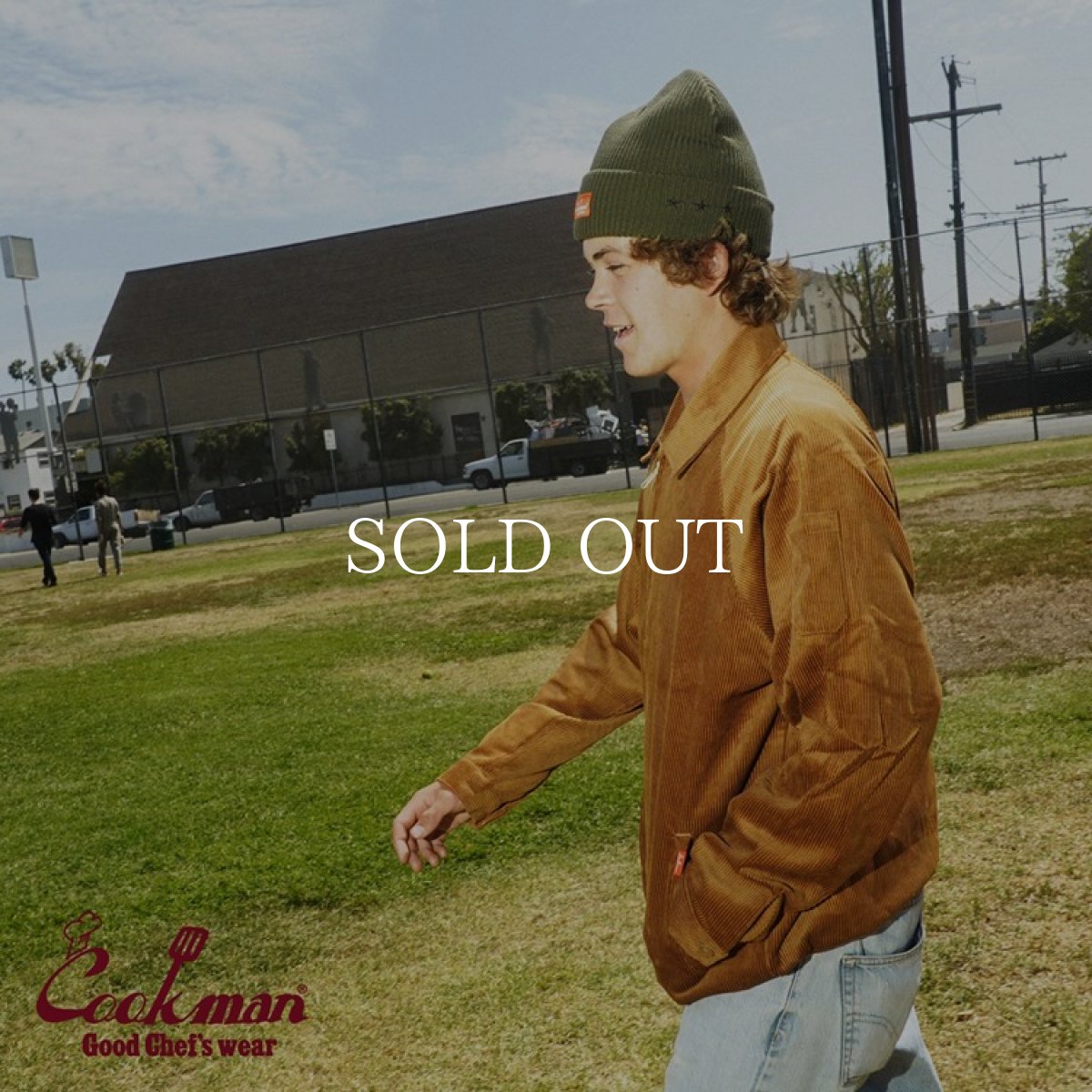 画像6: COOKMAN  ビーニー Beanie Logo Olive (Olive) (6)