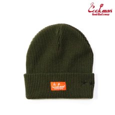 画像1: COOKMAN  ビーニー Beanie Logo Olive (Olive) (1)