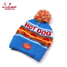 画像2: COOKMAN  ビーニー Beanie Logo Hot Dog (Blue) (2)