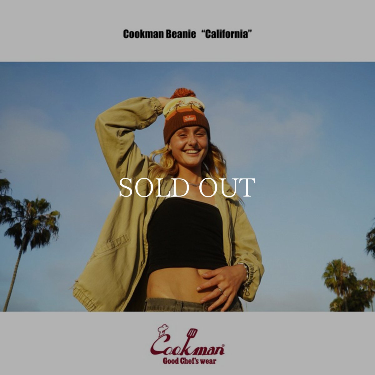 画像5: COOKMAN  ビーニー Beanie Logo California (Mustard) (5)