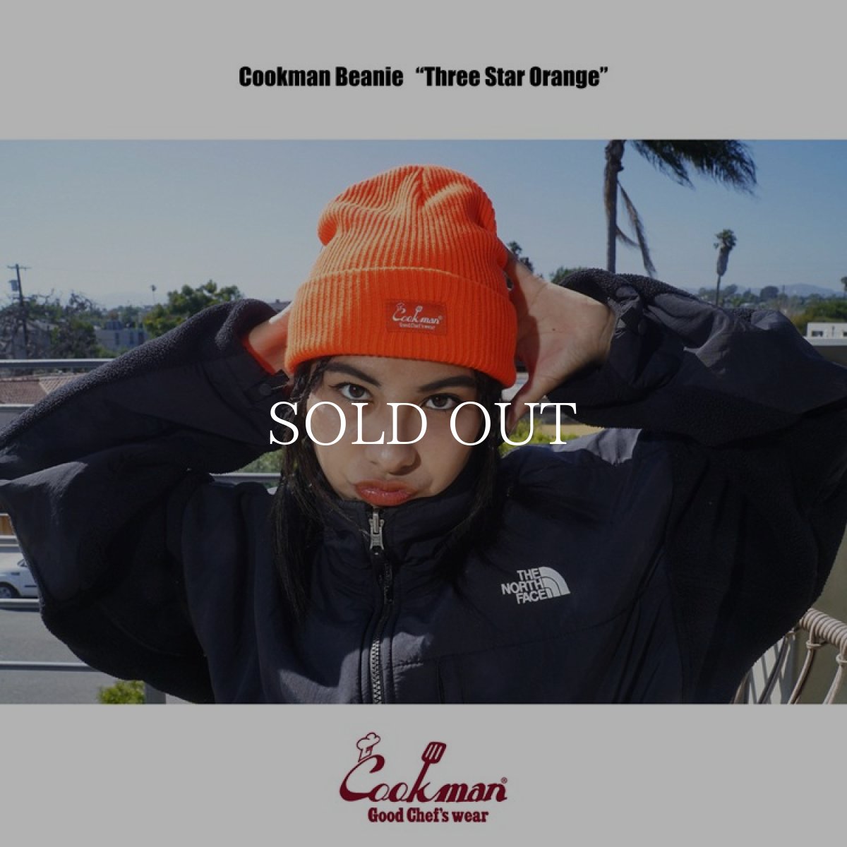 画像5: COOKMAN  ビーニー Beanie Logo Orange (Orange) (5)
