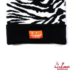 画像3: COOKMAN  ビーニー Beanie Zebra (White) (3)