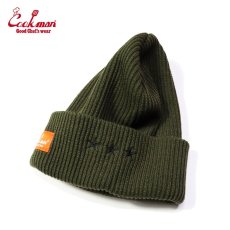 画像2: COOKMAN  ビーニー Beanie Logo Olive (Olive) (2)