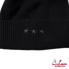 画像4: COOKMAN  ビーニー Beanie Logo Black (Black) (4)