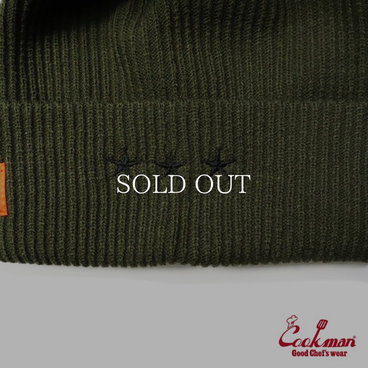 画像4: COOKMAN  ビーニー Beanie Logo Olive (Olive) (4)