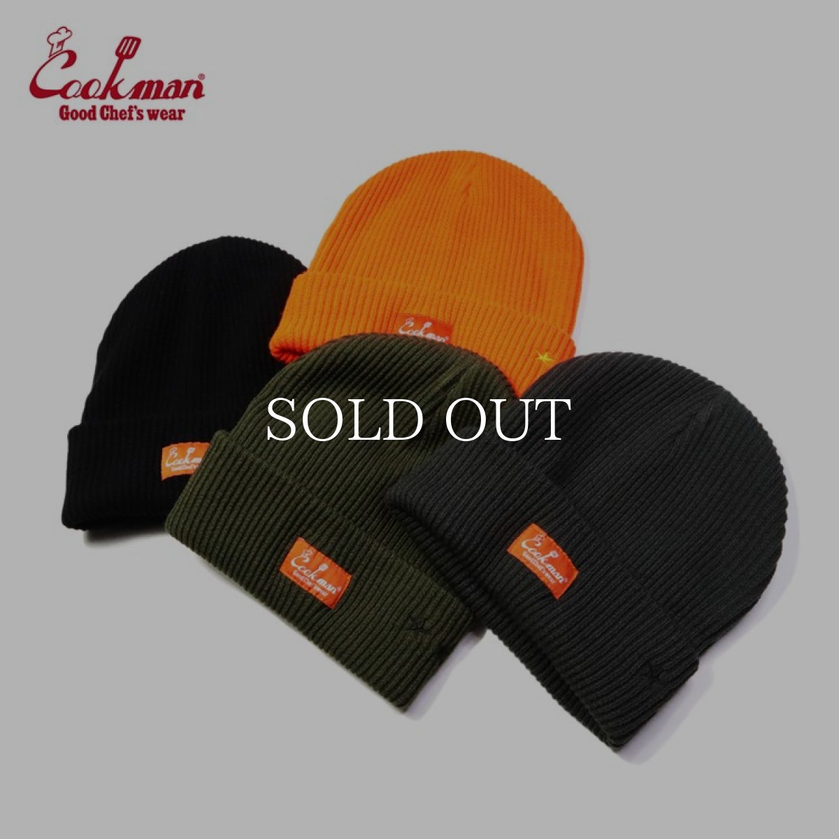 画像6: COOKMAN  ビーニー Beanie Logo Black (Black) (6)