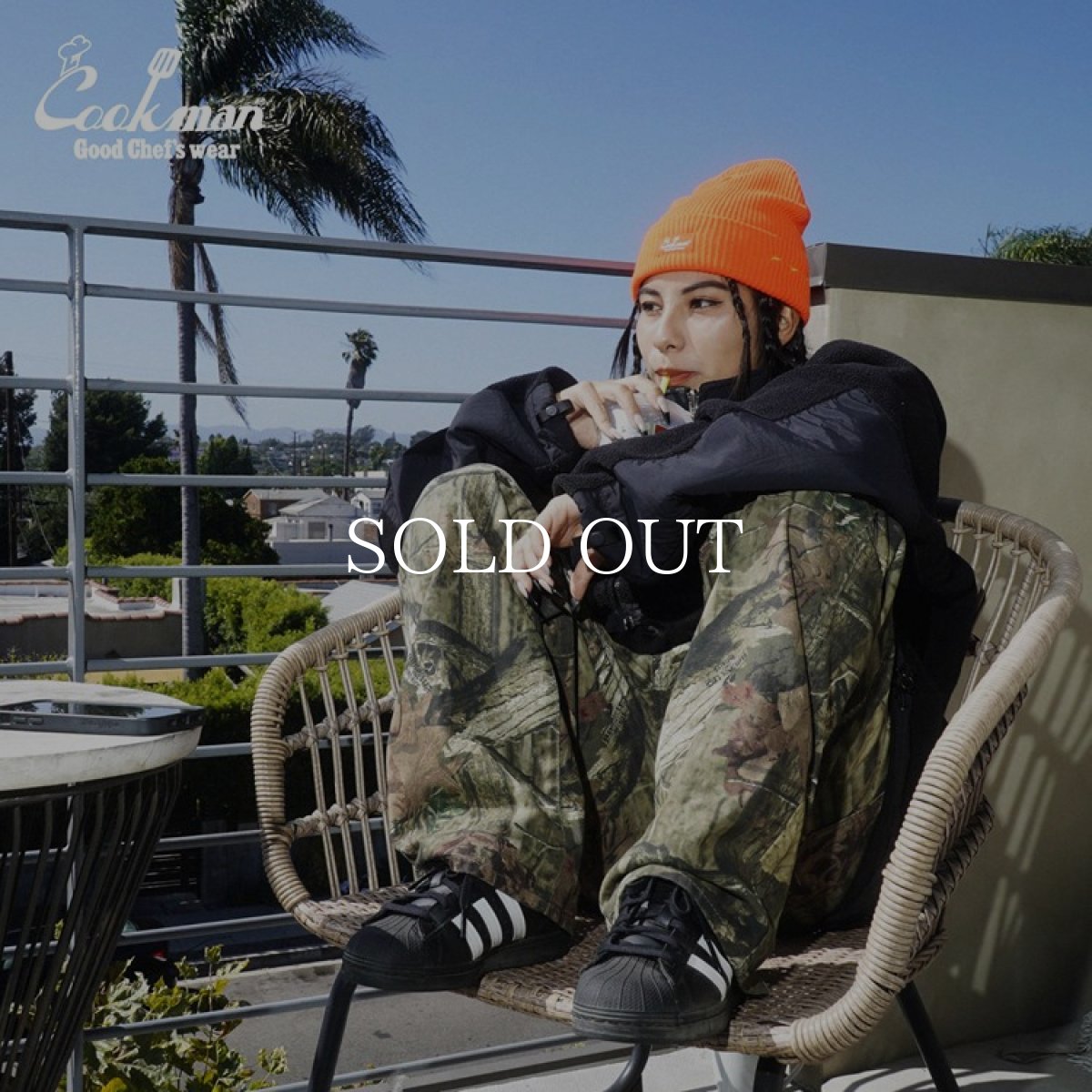 画像6: COOKMAN  ビーニー Beanie Logo Orange (Orange) (6)