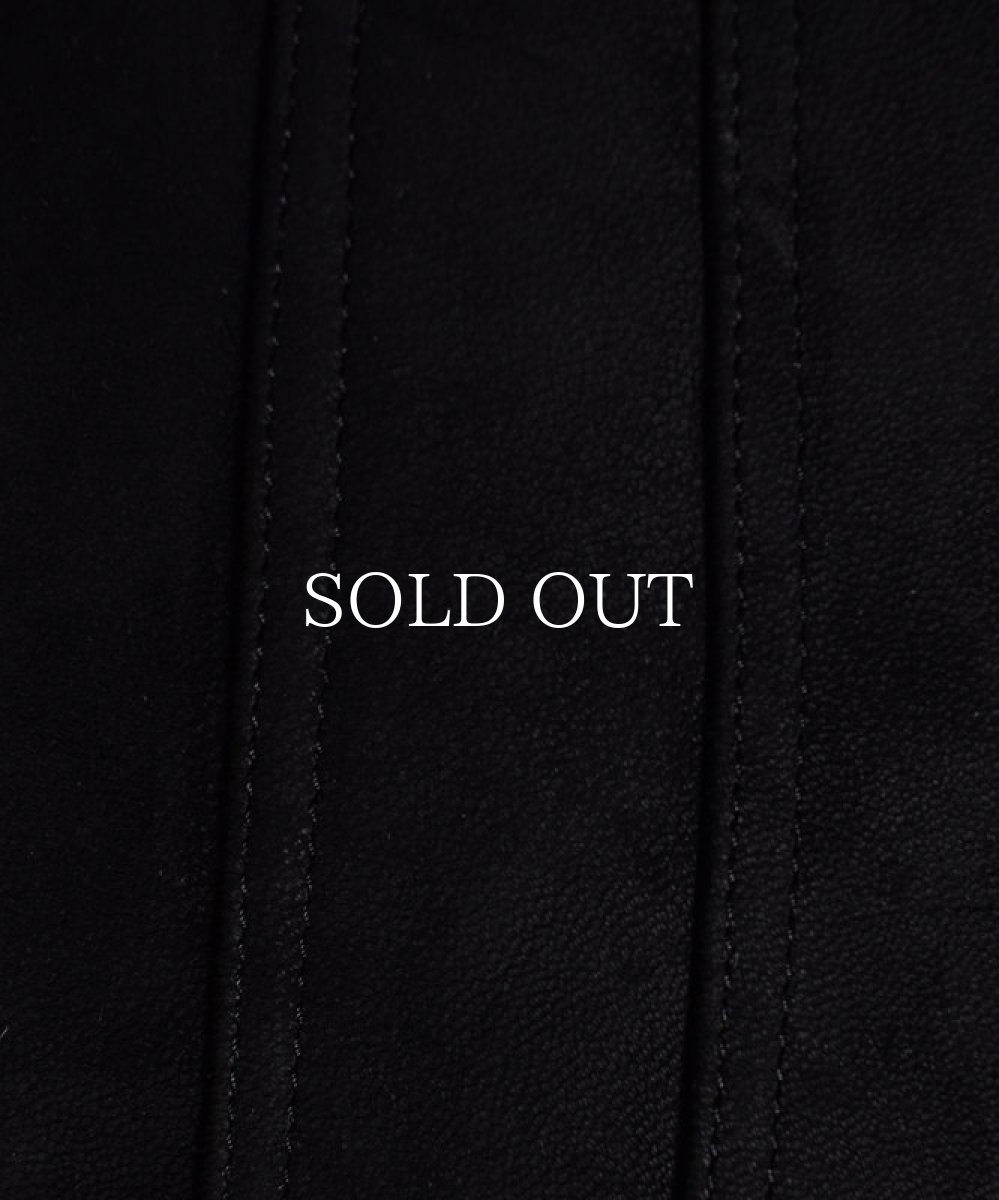 画像9: MINEDENIM  Deer Nubuck Zipup JKT (BLK) (9)