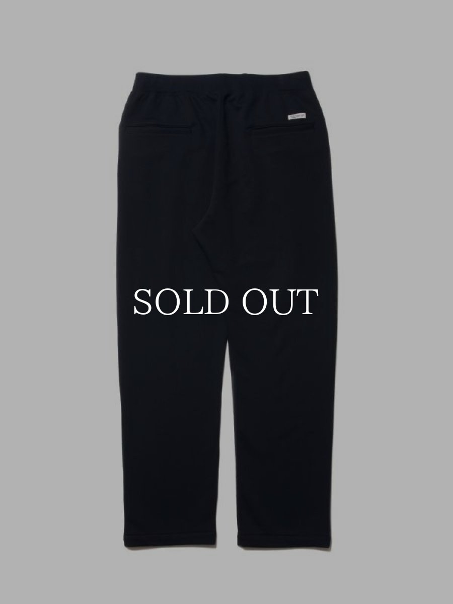 画像2: COOTIE   Inlay Sweat 1 Tuck Easy Pants (Black) (2)