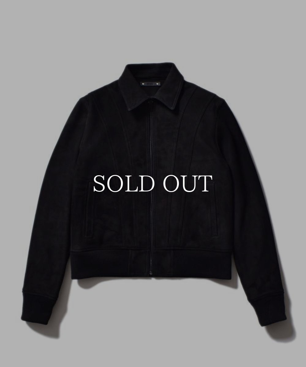 画像1: MINEDENIM  Deer Nubuck Zipup JKT (BLK) (1)