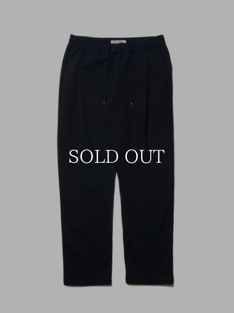 画像1: COOTIE   Inlay Sweat 1 Tuck Easy Pants (Black) (1)
