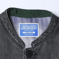 画像3: Liberaiders  LR DENIM PUFFER JACKET (GRAY) (3)