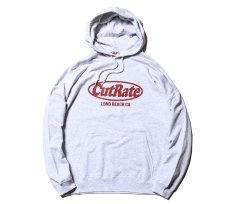 画像1: CUTRATE  ×VENICE8 COFFEE HOUSE?? CAFE DOG DROPSHOULDER  PULLOVER HOODIE (ASH GRAY) (1)