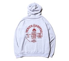 画像4: CUTRATE  ×VENICE8 COFFEE HOUSE?? CAFE DOG DROPSHOULDER  PULLOVER HOODIE (ASH GRAY) (4)