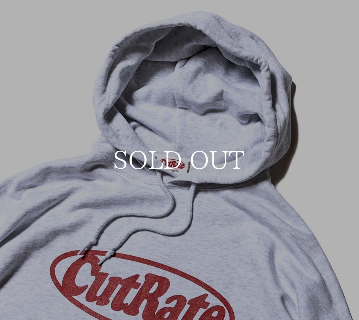 画像2: CUTRATE  ×VENICE8 COFFEE HOUSE?? CAFE DOG DROPSHOULDER  PULLOVER HOODIE (ASH GRAY) (2)