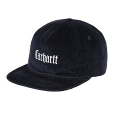 画像1: CARHARTT WIP  LETTERMAN CAP (Dark Navy / Wax) (1)