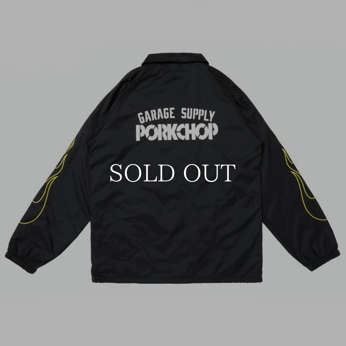 画像2: PORKCHOP GARAGE SUPPLY  BLOCK STENCIL COACH JKT (BLACK) (2)