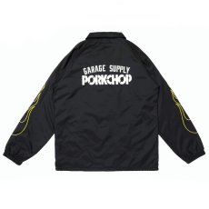 画像2: PORKCHOP GARAGE SUPPLY  BLOCK STENCIL COACH JKT (BLACK) (2)