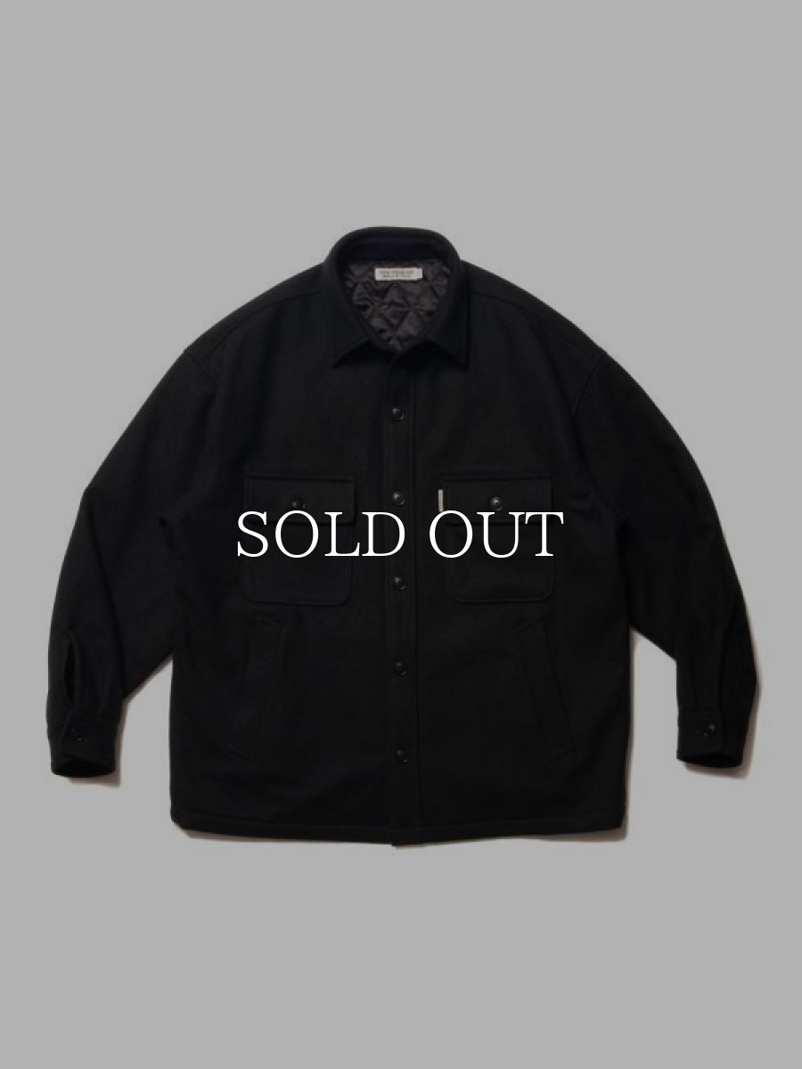 画像1: COOTIE   CA/W Melton CPO Jacket (Black) (1)