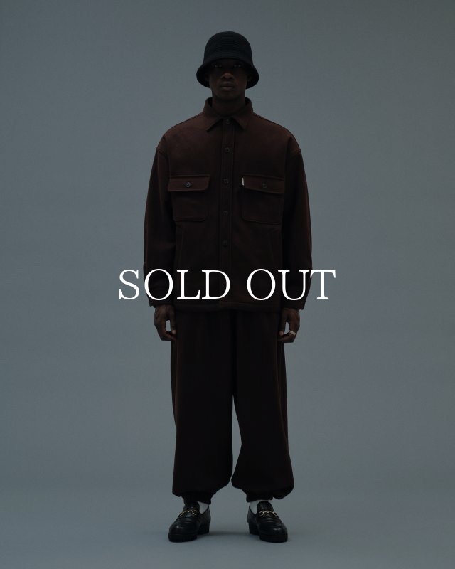 COOTIE CA/W Melton CPO Jacket (Brown) CTE-22A217 公式通販