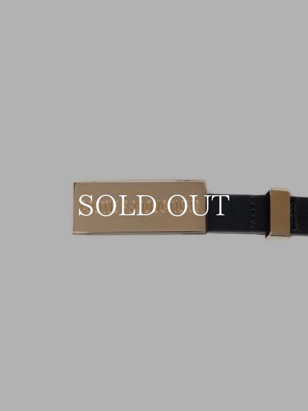 COOTIE Leather Buckle Belt (Smooth) (Gold) CTE-22A514 公式通販