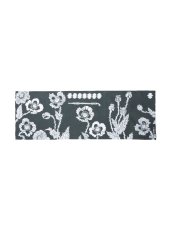 画像1: RADIALL  BADASS FLOWER - TENUGUI (Ink Black) (1)