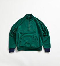 画像1: APPLEBUM  Half Zip Track Jacket (Green) (1)