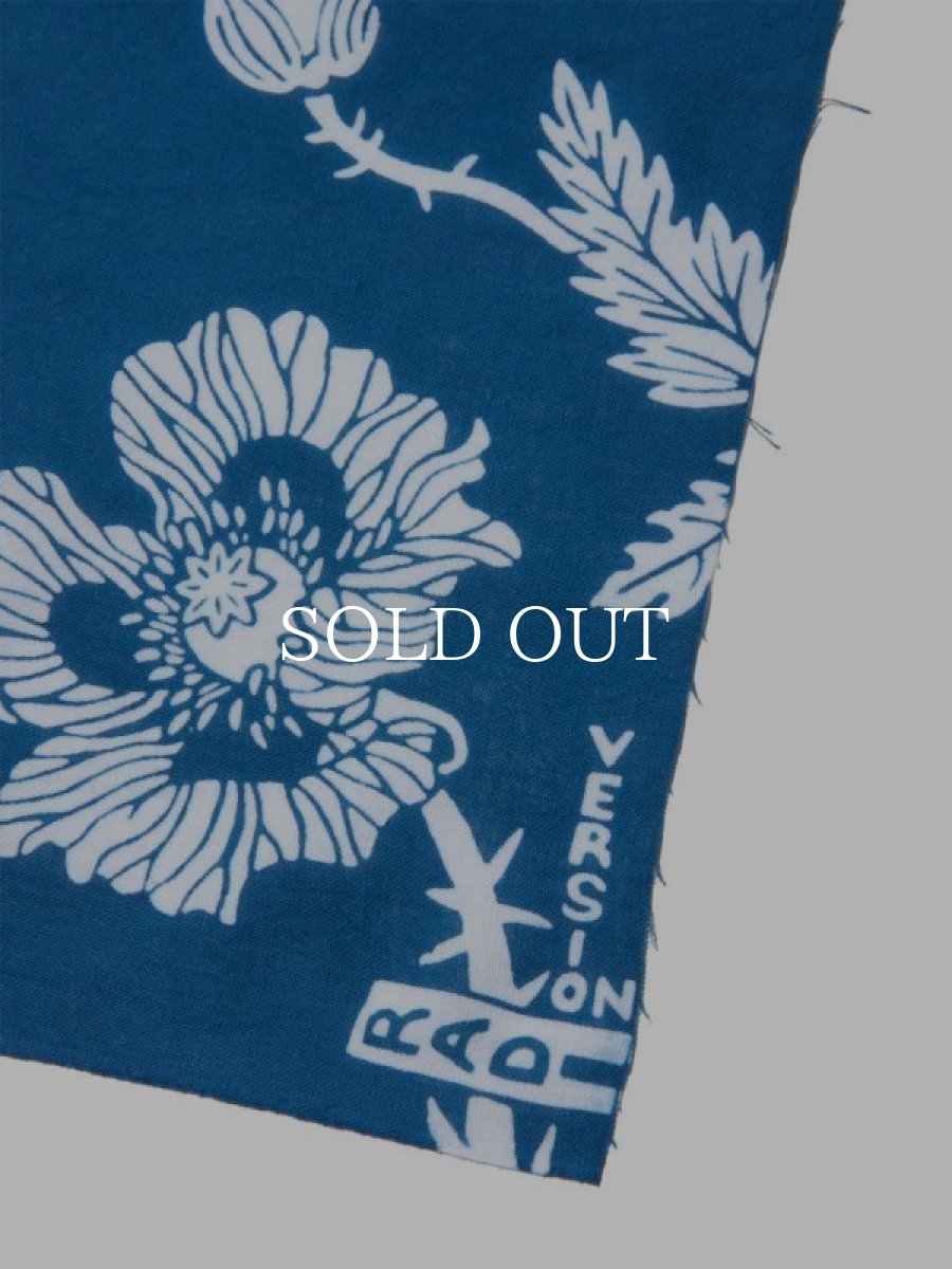 画像3: RADIALL  BADASS FLOWER - TENUGUI (Blue) (3)