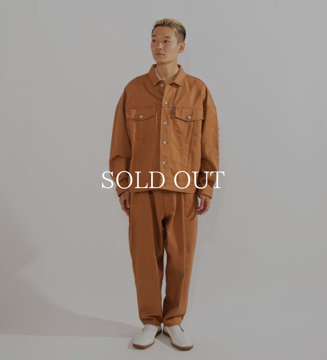 画像2: APPLEBUM  Loose Color Jacket (Brown) (2)