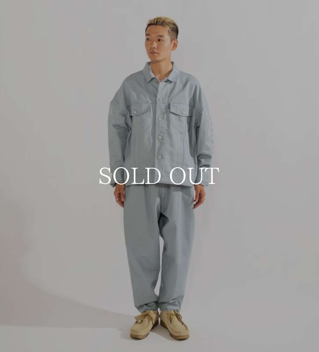 画像2: APPLEBUM  Loose Color Jacket (L.Blue) (2)